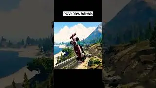 99% Will Fail This Challenge In GTA 5 #shorts #gaming #stunt #gta5