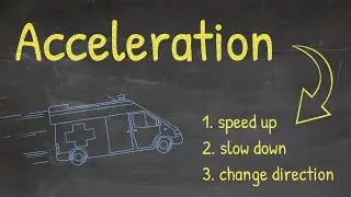 A Simple Explanation of Acceleration!