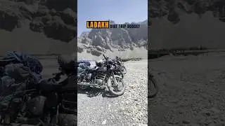 Ladakh Bike Trip Budget 🤔 || Ladakh Road Trip Adventures #ladakhtrip #shortsviral #travelvlog