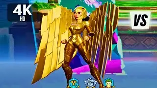 MultiVersus - ALL Wonder Woman 1984 Skin Win/Lose Animations (4k)
