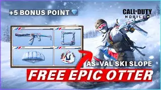 FREE EPIC OTTER! ⛷️ Snowdrift Challenge Fastest Completion Method (CODM)