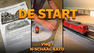 ModelspoorVlog #1 &ndash; De start van onze schaal N baan, Kato Unitrack~#25