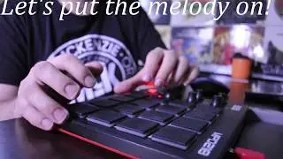 Old school beat making video/ Hustlin Beats /