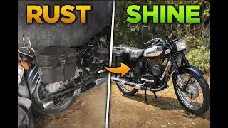 Old Rajdoot electronic 175 half restoration 🔧🛠️ | Rust Remove & Painting | Rider Tushar