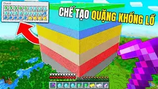 Thử Thách Khai Thác 50.000 QUẶNG Và Chế Tạo QUẶNG KHỔNG LỒ Trong Minecraft Hardcore!