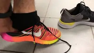 Shopping Wearing My Nike Odyssey React Running Shoes