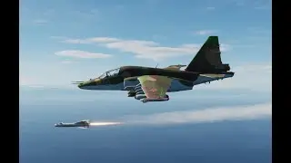 SU-25T y sus misiles guiados por Shkval y Laser. Kh-29T y Vikhr. Ataque a tierra.