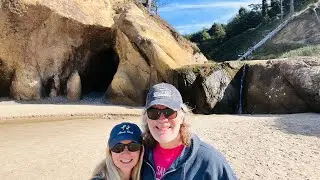 Hug Point State Recreation Site In Arch Cape, Oregon