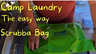 How to Do Camping Laundry with the Scrubba Wash Bag - Washing your clothes when Camping