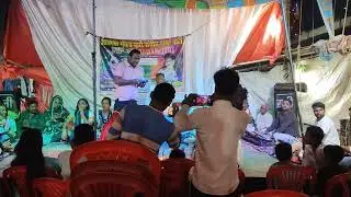 दिवाली मे सभी कलाकार मालिक से आशीर्वाद लेते हुए । Aakash god star drama party जखीरा महराजगंज नाच 