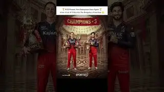 RCB Women Create History Champions for the Third Time 🏆🔥 #rcb
