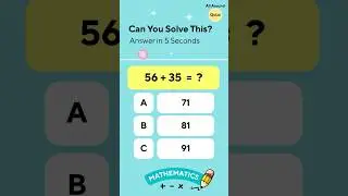 All around Quizz | Can You Solve This? 043 Test Your Math Skills #allaroundquizz #quiz #test #maths