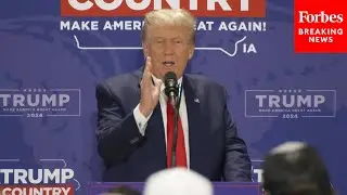 JUST IN: Trump Castigates Biden In Remarks To Iowa Supporters As 2024 Republicans Barnstorm State