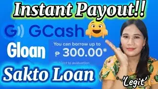 🤔 Legit! Instant Payout Sa Gcash Gloan Sakto Loan No Interest 14 days to Pay Buo ang Loan Try This!!