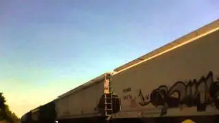 J721 with its normal lash-up of CSX geeps