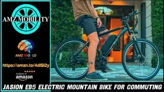 Describing Jasion EB5 Electric Mountain Bike for Commuting, Amazon