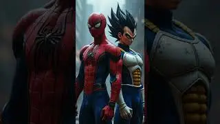 DRAGON BALL x MARVEL x DC | InovaFusion #goku #hybrid #fusion #spiderman #dbz #dragonball #batman