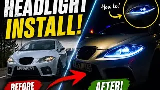 Установка фар на Seat Leon Mk2 | Инструкция | JSMK
