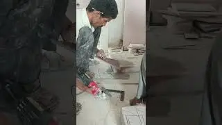 how cutting triangle shape tile