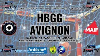 HAND - N2M - HB GUILHERAND GRANGES vs AVIGNON HB