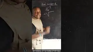 SIR MAWASA THE BEST ONLINE MATHEMATICS TEACHER IN ZIMBABWE.(0773272096/0714944022)