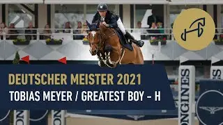 Tobias Meyer wird Deutscher Meister 2021 auf Greatest Boy-H