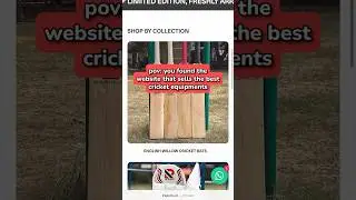 Just found the best website to buy cricket equipments 🔥| #lrsports #cricket #cricketbats