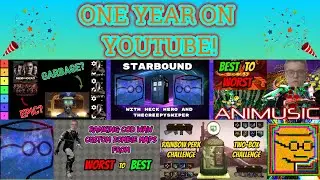 ONE YEAR ON YOUTUBE!!! - Top 5 Videos on my Channel