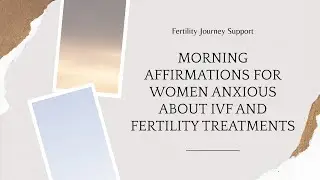 Morning Affirmations 2025 - IVF Anxiety Relief