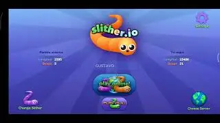 Jugando sliter.io en celular jsjs , soy muy malo 🤣