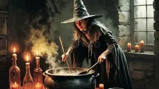 Witches Cauldron Magic Frame TV Art Screensaver 🧙&zwj;♀️ Mystical Potion Brewing Gothic, Dark Academia