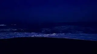 Ocean Wave for Deep Sleep | Peaceful Ocean Sounds and Rolling Waves for Restful Sleep and Moonlit