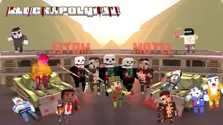 Blockapolypse Zombie but Killing 100 zombies at once | Zombie virus released Gameplay