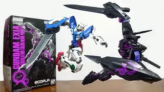 (漆黒のエクシア！まるでライバル機のようなカラーリング！)MG 1/100 ガンダムエクシア [リサーキュレーションカラー/ネオンパープル]　レビュー