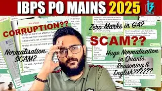 🛑STOP IBPS PO Mains Scam? IBPS PO Mains Normalisation Issue | ibps po mains score card 2024