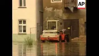 GERMANY: OVERFLOWING RIVER ODER CAUSES WIDESPREAD FLOODING