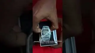 Unboxing Casio Vintage Series Digital Black Dial Unisex's Watch-A168WA-1WDF