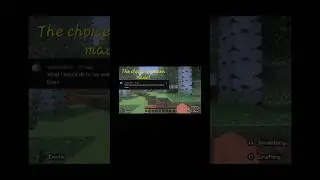 The Choice has been made, what&rsquo;s next!? #minecraft #minecraftshorts #letsplay #fun