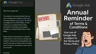Google&rsquo;s Annual Terms & Conditions &ndash; Explained!