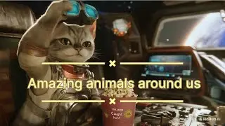 AMAZING ANIMALS AROUND US/ ANIMATION/ Frog, dog, lion, parrot, monkey
