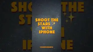 Night sky with iPhone  #iphonephotography #nightphotography #tutorial #phototutorial
