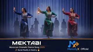 MEKTABI 🎵 | Moroccan Dramatic Dance Song 2025 | 🎶🔥 Social Reality & Destiny  | MelodyX-Officiel