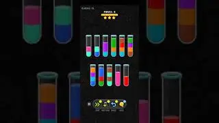 Color water sort 3D game level 35