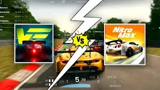 GRAN VELOCITA vs NITRO MAX, MOBILE GAMEPLAY COMPARISON, SIDE BY SIDE GAME