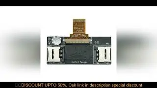iFlash Dual Micro SD TF Card Adapter For iPod Classic Video SSD Replaceme MK8022GAA HS12YHA HS081HA