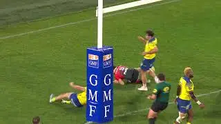 TOP 14 - Essai de Paul GRAOU (ST) - ASM Clermont - Stade Toulousain