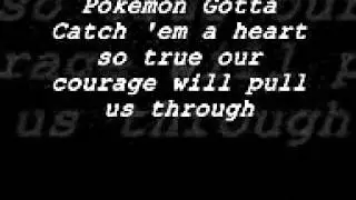 POKEMON THEME SONG lyrics