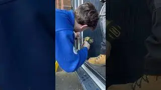Anthracite Composite Door Installation