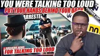 Cop Walks Over To A Man 40 Yards Away And Arrest Him For Talking