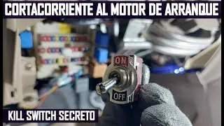 Como instalar un cortacorriente al motor de arranque (kill switch)